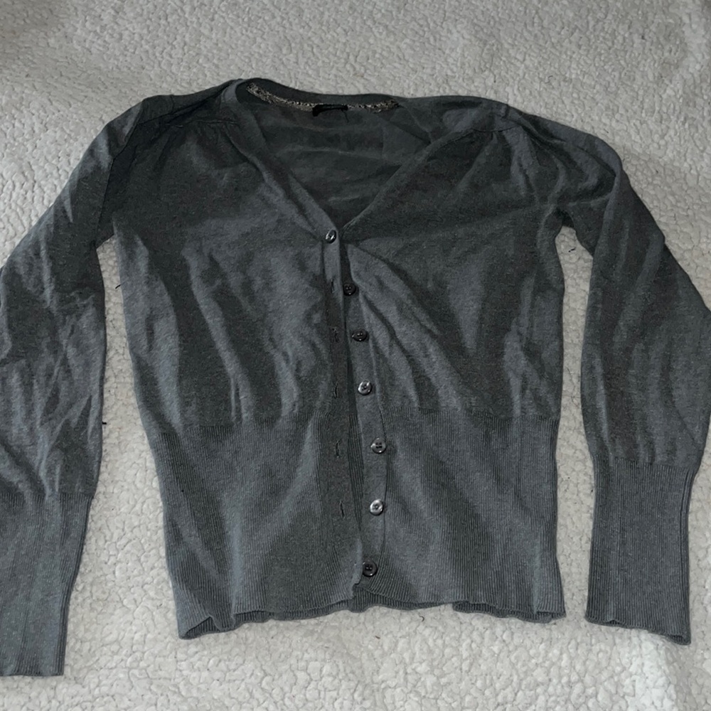 maurices gray cardigan. Size:Small